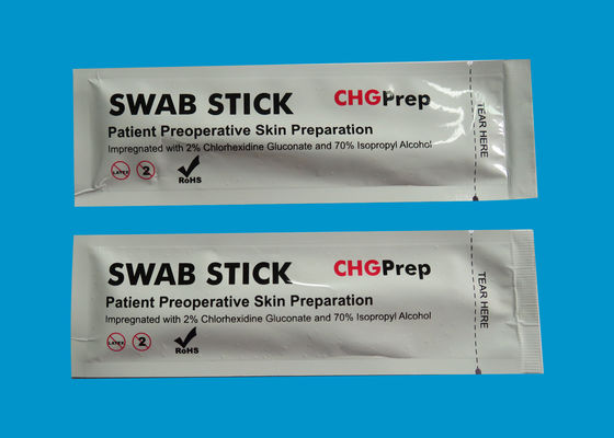Chlorhexidine-Glukonats-Vorbereitung CHG wischen 132mm Schaum 2%CHG + 70%IPA auf