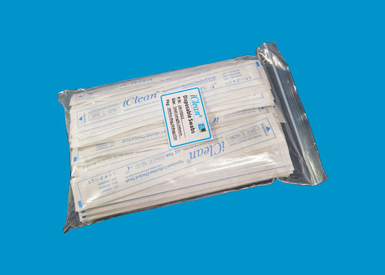 Gespritzte Nylonputzlappen CM-FS913 mit langem Rohr-/Plastiktasche DNA-Probenahme-Putzlappen