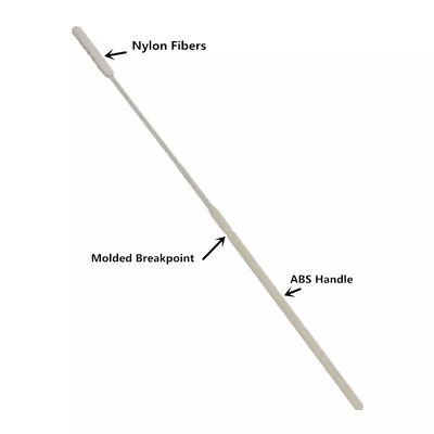 Gespritzte Nylonfaser-Nasenrachenraum- und Oropharyngeal Putzlappen Amies-Transport-Putzlappen