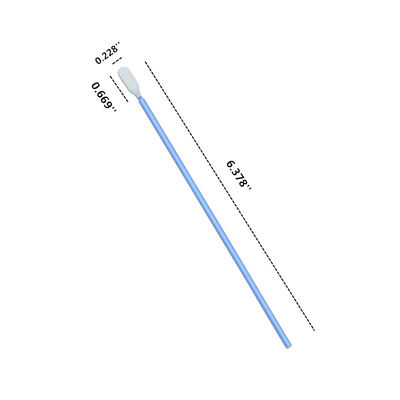 CM-PS761M Long Handle Cleanroom wischt Wegwerfputzlappen-Stöcke Doppelschicht Microfiber auf