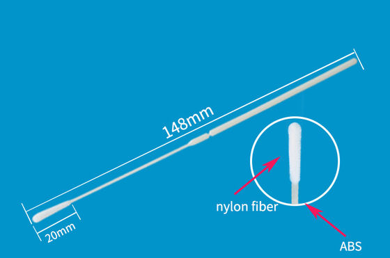 Transport-Exemplar-Sammlungs-Nylon scharte sich Putzlappen-nasalen Virentransport-Putzlappen