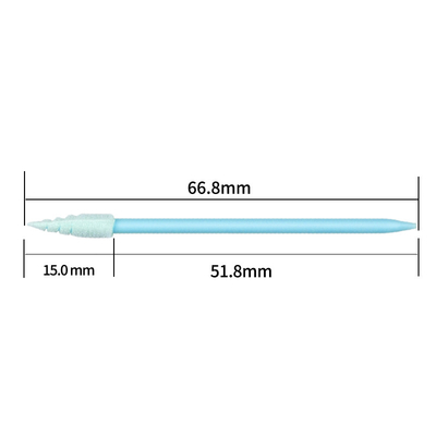 Schaum-Spitze Cleanroom cm FS751 wischt fusselfreien spitzen gewundenen Hauptschaum auf